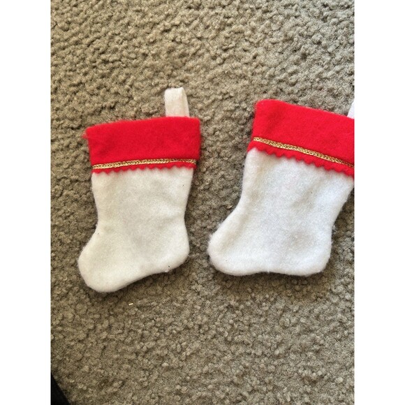 2 Vintage Disney Ornament Or Mini Stocking Cinderella And Prince Charming - Picture 6 of 6